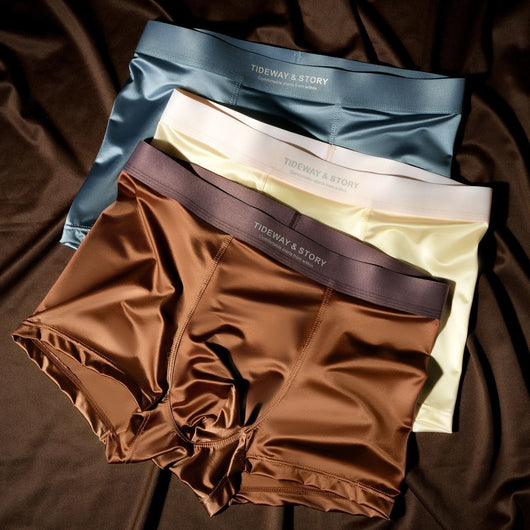 Bóxers de Seda Helada para Hombre - Lujo Ligero con Satén Premium - Image 16