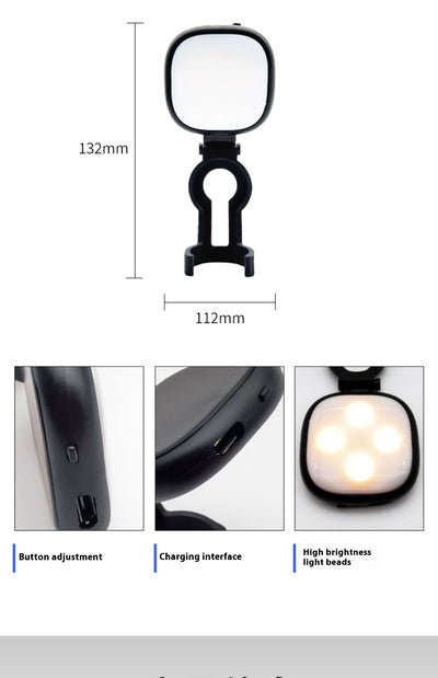 Soporte Universal PTZ con Luz de Relleno para Selfies y Transmisiones - Image 6