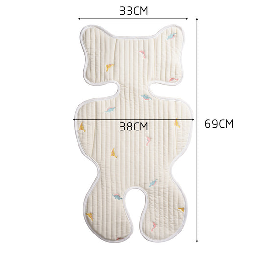Funda de Asiento para Cochecito en Algodón Transpirable con Bordado - Image 4