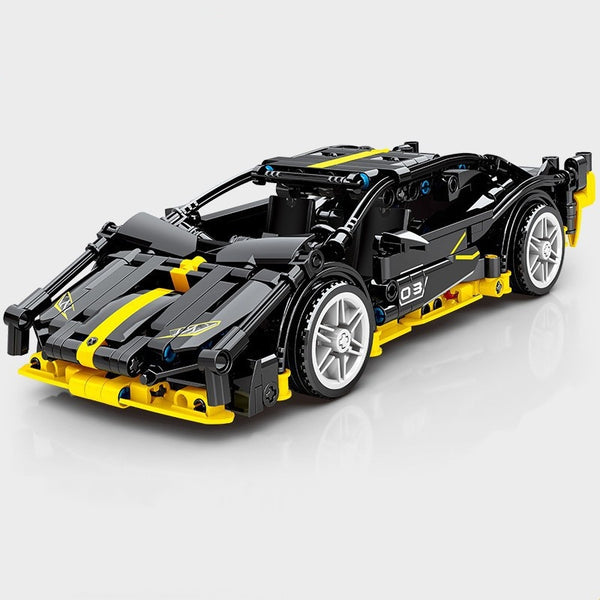 Auto Deportivo de Bloques de Construcción - Puzzle Armable para Niños