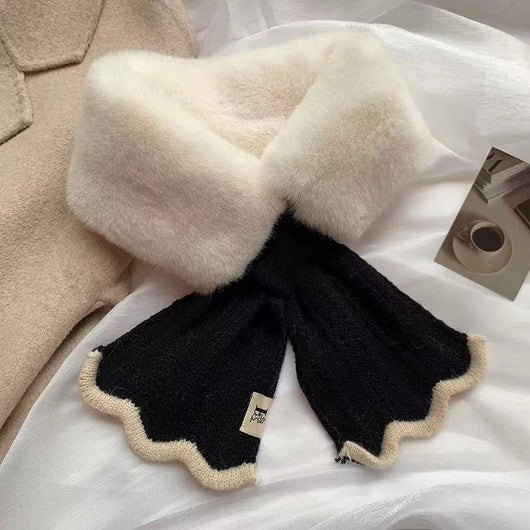 Bufanda de Piel de Conejo Rex Suave - Accesorio Versátil para Cualquier Ocasión - Image 15