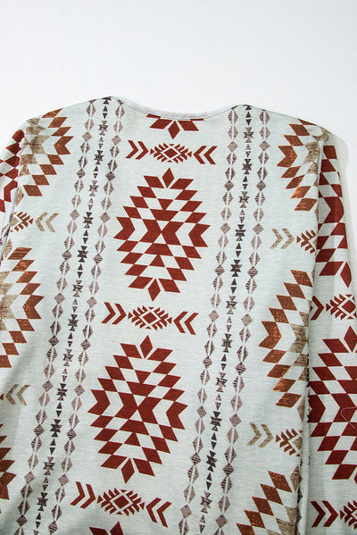 Cardigan Tejido con Estampado Geométrico - Colección Otoño para Mujer - Image 16