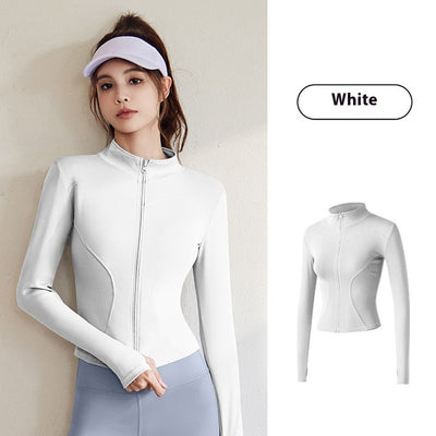 Chaqueta Deportiva Mujer Manga Larga Ajustada para Running, Fitness y Yoga - Image 16
