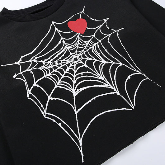 Blusa Mujer Corazón Telaraña Diseño Gótico - Image 15