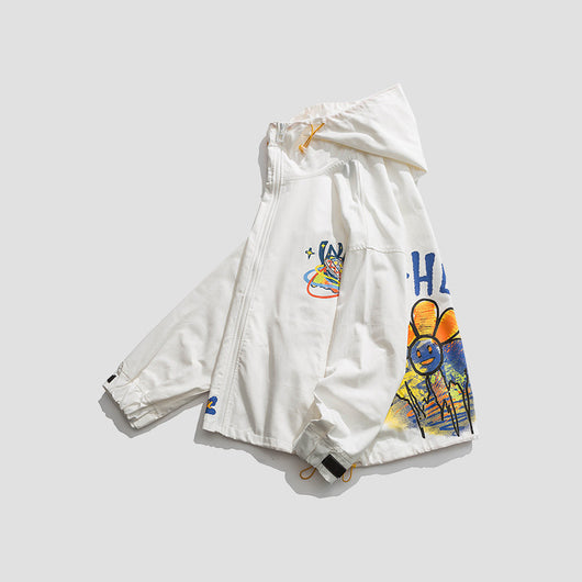 Chaqueta Deportiva Estampada Holgada - Image 5