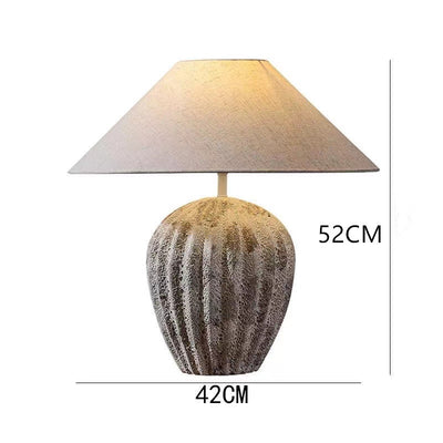 Lámpara de Mesa de Cerámica Estilo Moderno Retro Chino Nostálgico - Image 4