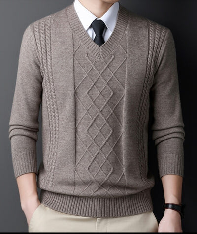 Suéter Casual para Hombre con Cuello Tipo Polo - Pullover de Punto - Image 17