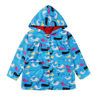 Chaqueta Impresa con Capucha para Niños - Abrigo Outdoor Resistente - Image 31