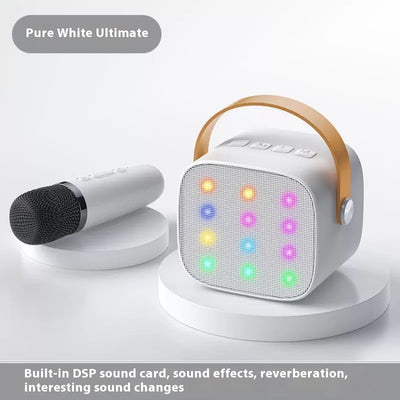 Parlante Bluetooth Mini con Luces LED y Micrófono Inalámbrico para Niños - Image 18