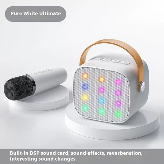 Parlante Bluetooth Mini con Luces LED y Micrófono Inalámbrico para Niños - Image 18