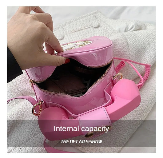 Bolso Bandolera Retro Teléfono para Mujer - Cuero PU Casual y Versátil - Image 16