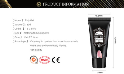 Kit de Gel Acrílico Rápido con Cristal para Uñas - Image 3