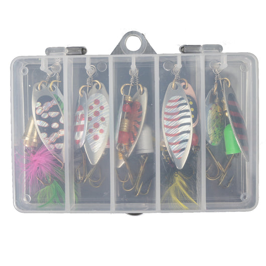 Set de 10 Señuelos con Lentejuelas Giratorias para Pesca - Image 5