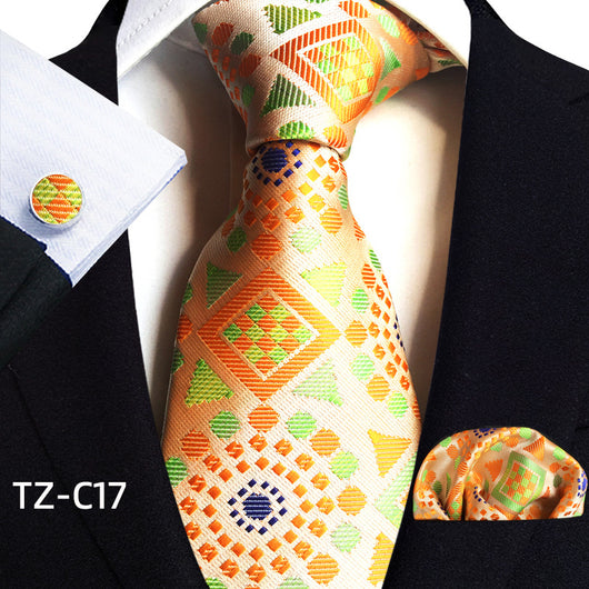 Traje de Tres Piezas Elegante para Hombre con Corbata, Pañuelo y Puños - Image 18