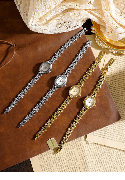 Reloj Octagonal de Lujo Retro para Mujer con Movimiento de Cuarzo - Image 16