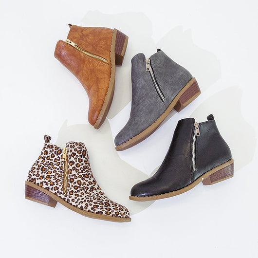 Botas Tobilleras Retro con Cierre Lateral Pulido - Estilo Europeo y Americano - Image 8