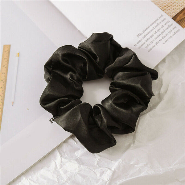 Banda Elástica para Cabello Coreana Dongdaemun - Diseño Minimalista Colores Sólidos - Image 4