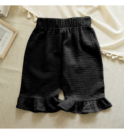 Shorts de Algodón con Volantes para Niñas - Versátiles y Cómodos - Image 19