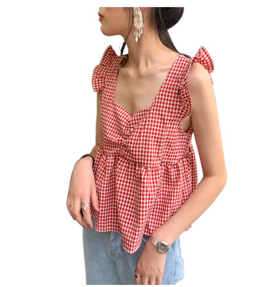 Chaleco Cuadrillé Diseño Exclusivo para Mujer - Estilo Minimalista - Image 4