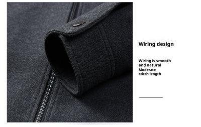 Chaqueta de Lana Corta para Hombre Otoño Invierno - Image 16