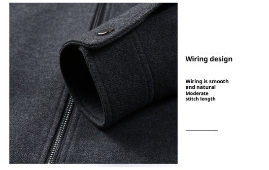 Chaqueta de Lana Corta para Hombre Otoño Invierno - Image 16