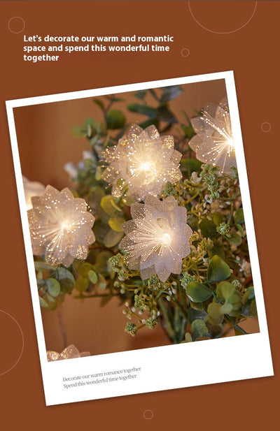 Guirnalda de Luces LED con Fibra Óptica Floral Intermitente para Bodas - Image 15