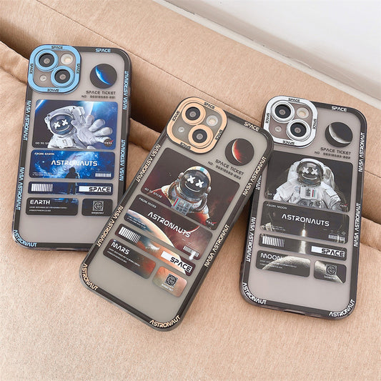 Funda Astronauta con Contraste de Colores para Celular