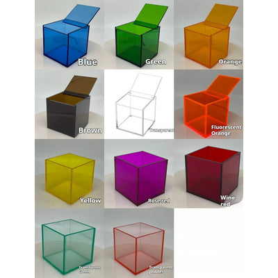 Caja Expositor Acrílico Transparente con Cubierta Protectora - Image 3