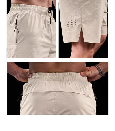 Shorts Deportivos Hombre Seda Helada Transpirable Secado Rápido - Image 15