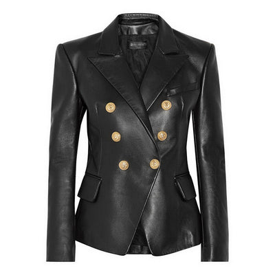 Blusa Corta de Cuero Genuino para Mujer - Estilo Fashion - Image 13