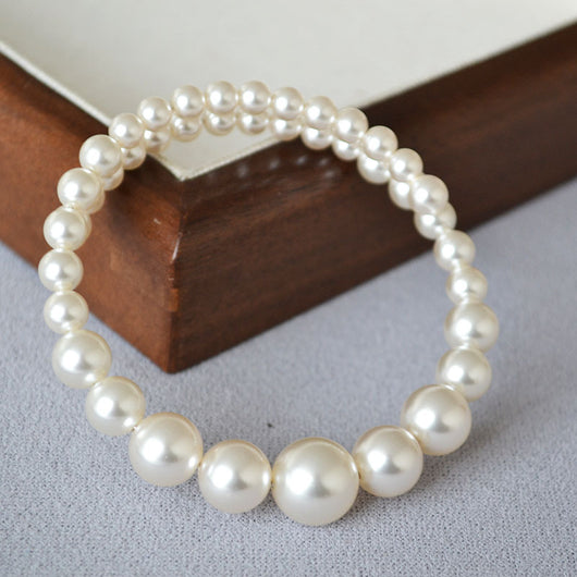 Pulsera de Perlas Degradadas - Elegancia Refinada para Mujeres - Image 4