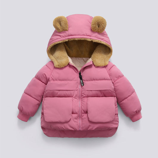 Chaqueta Cálida Acolchada con Capucha para Niños - Otoño e Invierno - Image 5