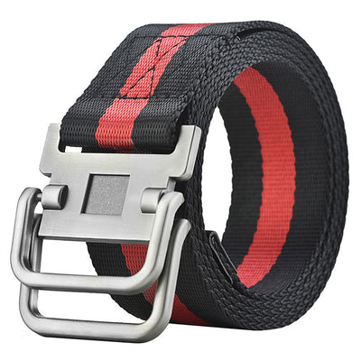 Cinturón Táctico Militar para Hombre con Doble Hebilla de Lona - Image 12