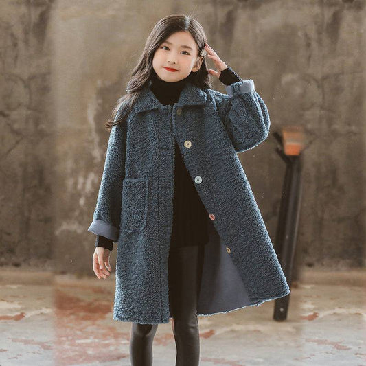Chaqueta Acolchada para Niña con Forro de Borrego - Otoño e Invierno