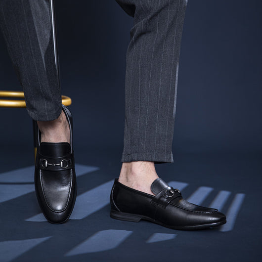 Zapatos de Cuero Artesanales para Hombre - Elegancia Formal de Negocios - Image 4