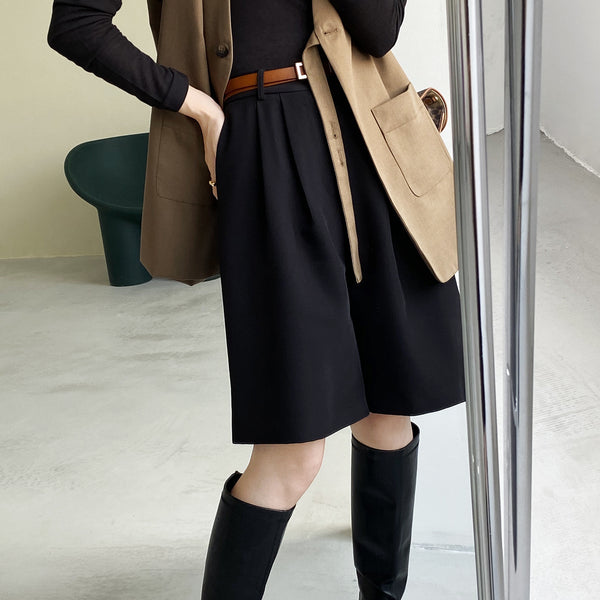 Pantalón Recto Acampanado de Cinco Puntos para Mujer - Traje Elegante