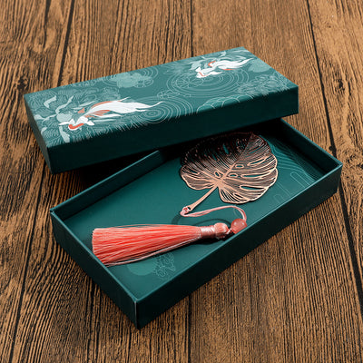 Marcapáginas Artístico de Hoja Vegetal Calado - Diseño Clásico Antiguo Cuatro Estaciones - Image 27