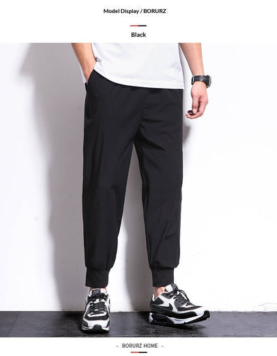 Pantalón Deportivo Plus Size Hombre Transpirable con Cintura Ajustable - Image 16