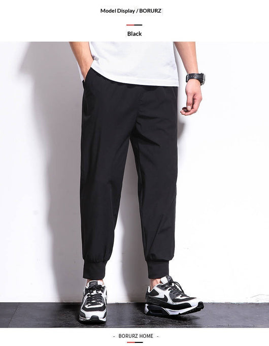 Pantalón Deportivo Plus Size Hombre Transpirable con Cintura Ajustable - Image 16