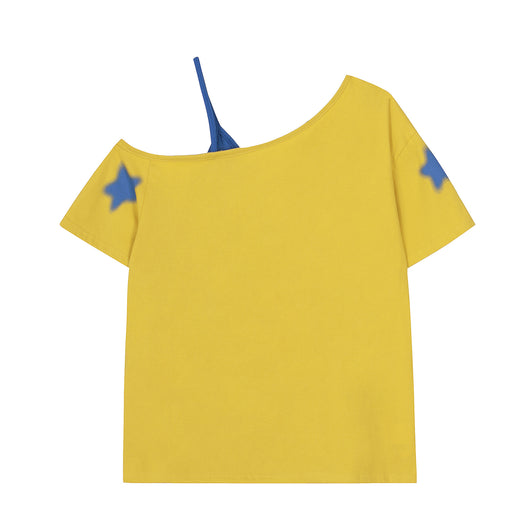Playera Estrellas con Hombro Descubierto para Mujer - Image 4