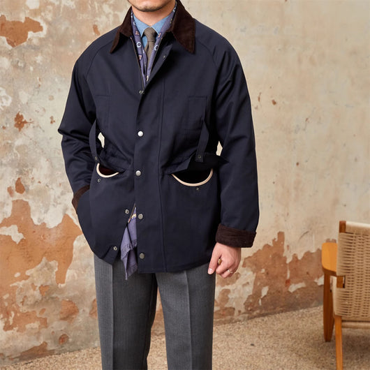 Chaqueta Impermeable Estilo Retro Italiano con Costuras de Solapa - Image 24