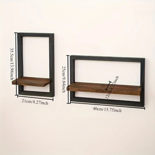 Marco Fotográfico de Madera para Pared con Almacenamiento Aromaterápico - Image 6