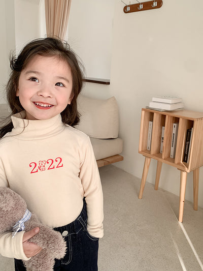 Blusa Térmica Cuello Alto con Diseño Infantil - Colección Año Nuevo Velvet - Image 20