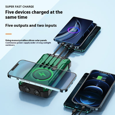Cargador Solar Inalámbrico Portátil de Alta Capacidad - Image 3