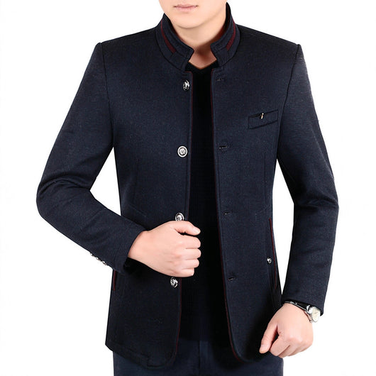 Chaqueta de Lana Premium para Hombre - Estilo Ejecutivo Otoño Invierno - Image 2