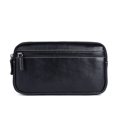 Billetera Vertical de Cuero Genuino Primera Capa Diseño Cuadrado para Hombre - Image 15