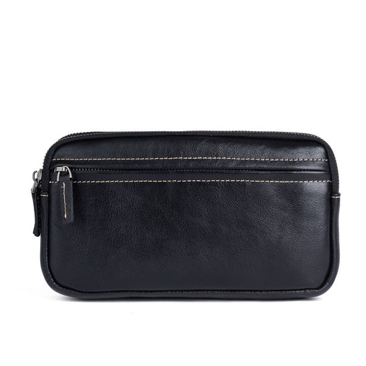 Billetera Vertical de Cuero Genuino Primera Capa Diseño Cuadrado para Hombre - Image 15