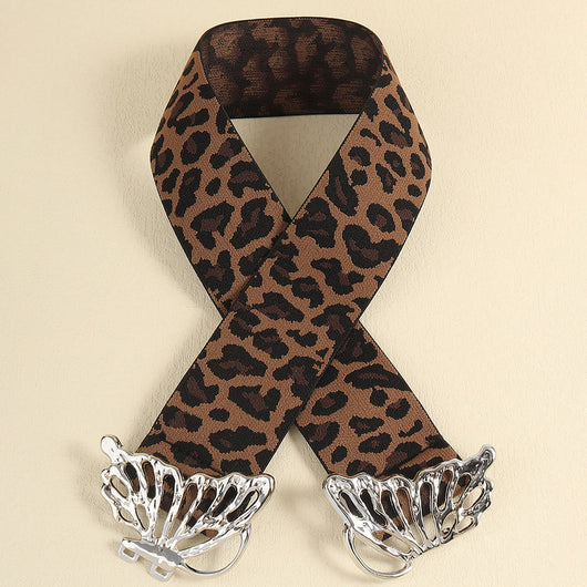 Cinturón Elástico para Mujer con Hebilla Mariposa - Accesorio Decorativo Versátil - Image 14