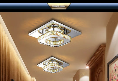 Lámpara de Techo LED Minimalista con Cristal - Image 11