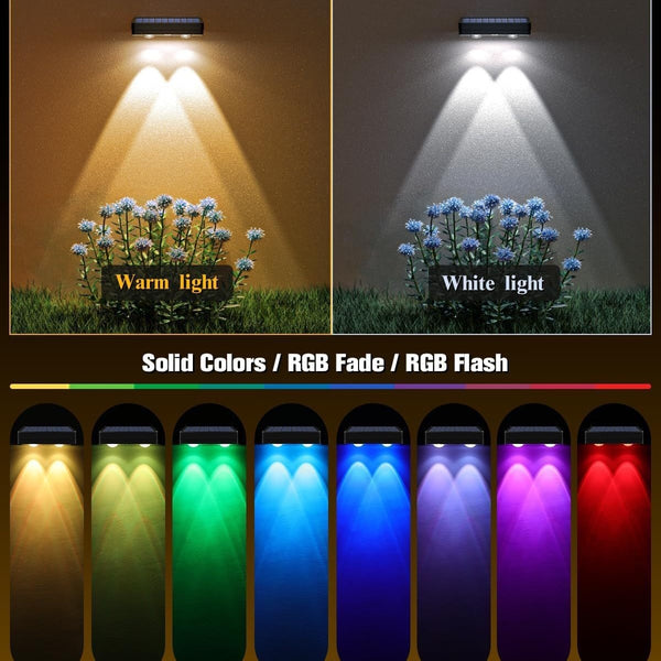 Luz Solar de Cerca Multicolor con Fijación Permanente